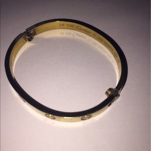 18k gold cartier love bracelet