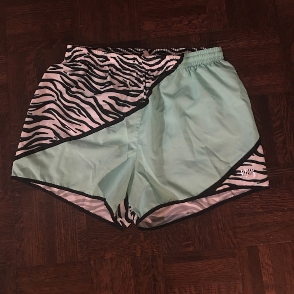 PINK Victoria's Secret Pants - Victoria's Secret Pink Teal and Zebra Print Shorts