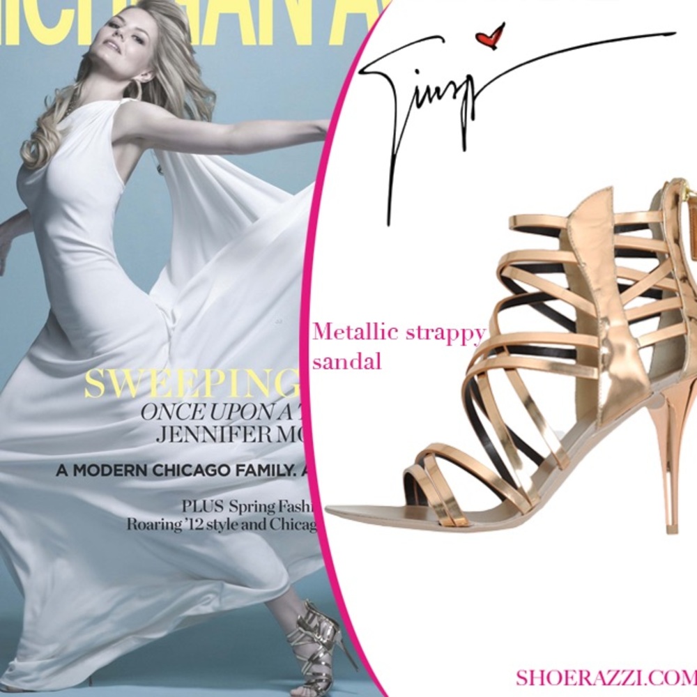 Giuseppe Zanotti Metallic Strappy Sandal