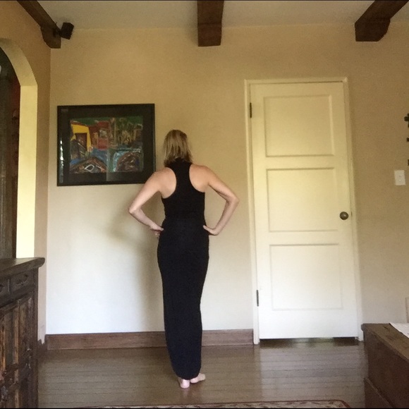 Stretchy comfy black dress! - Picture 2 of 3