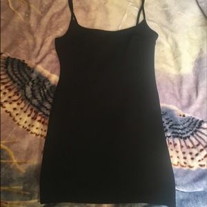 Little black strappy dress❤