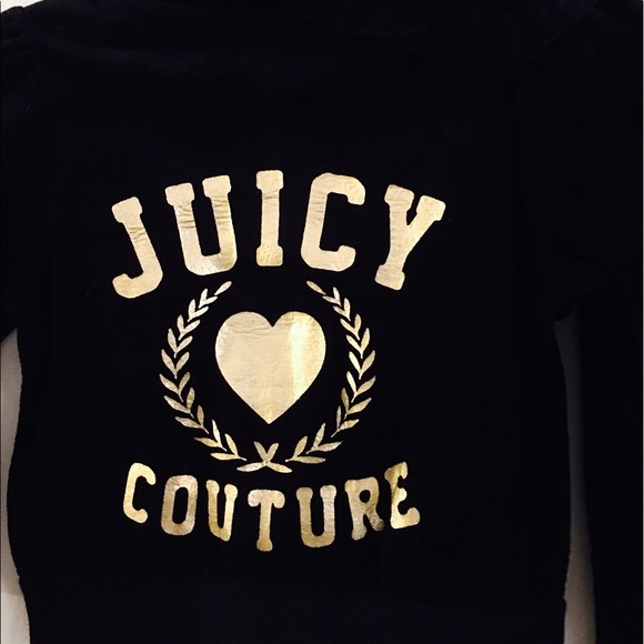 🍍SOLD🍍Juicy couture Velour black tracksuit baby - Picture 2 of 5