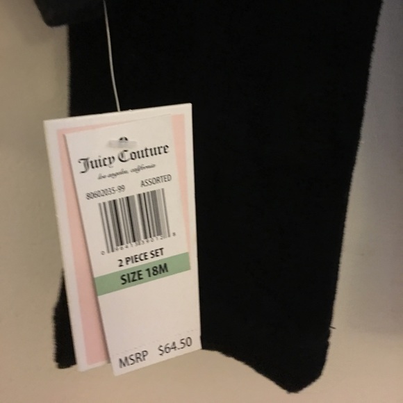 🍍SOLD🍍Juicy couture Velour black tracksuit baby - Picture 5 of 5