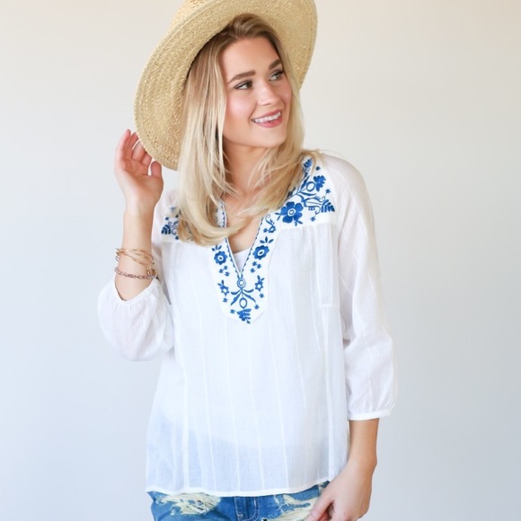 Floral Embroidered Top - Picture 3 of 3