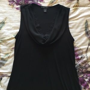 Cute Black White House Black Market Top Sz medium