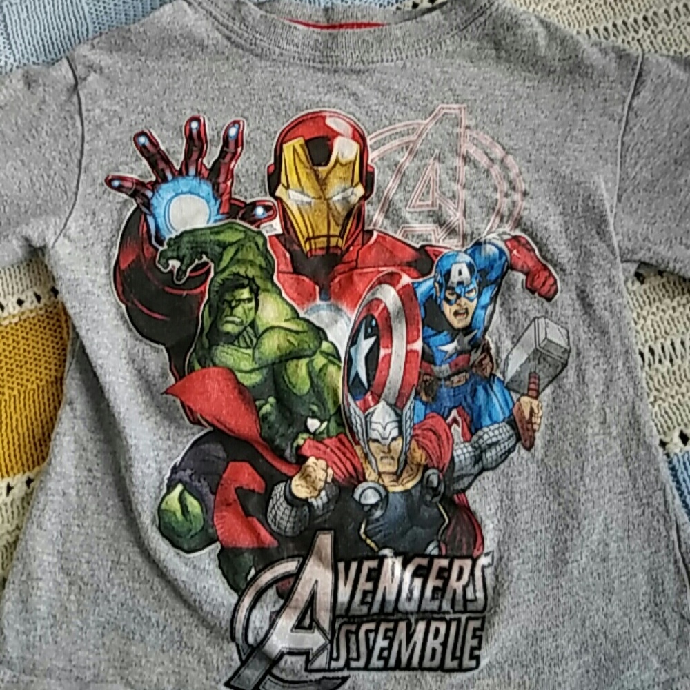 Boys Avengers Super Heroes T Shirt 4