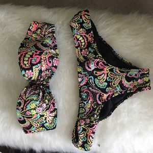 VS bikini black/paisley