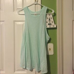 Mint green tank top