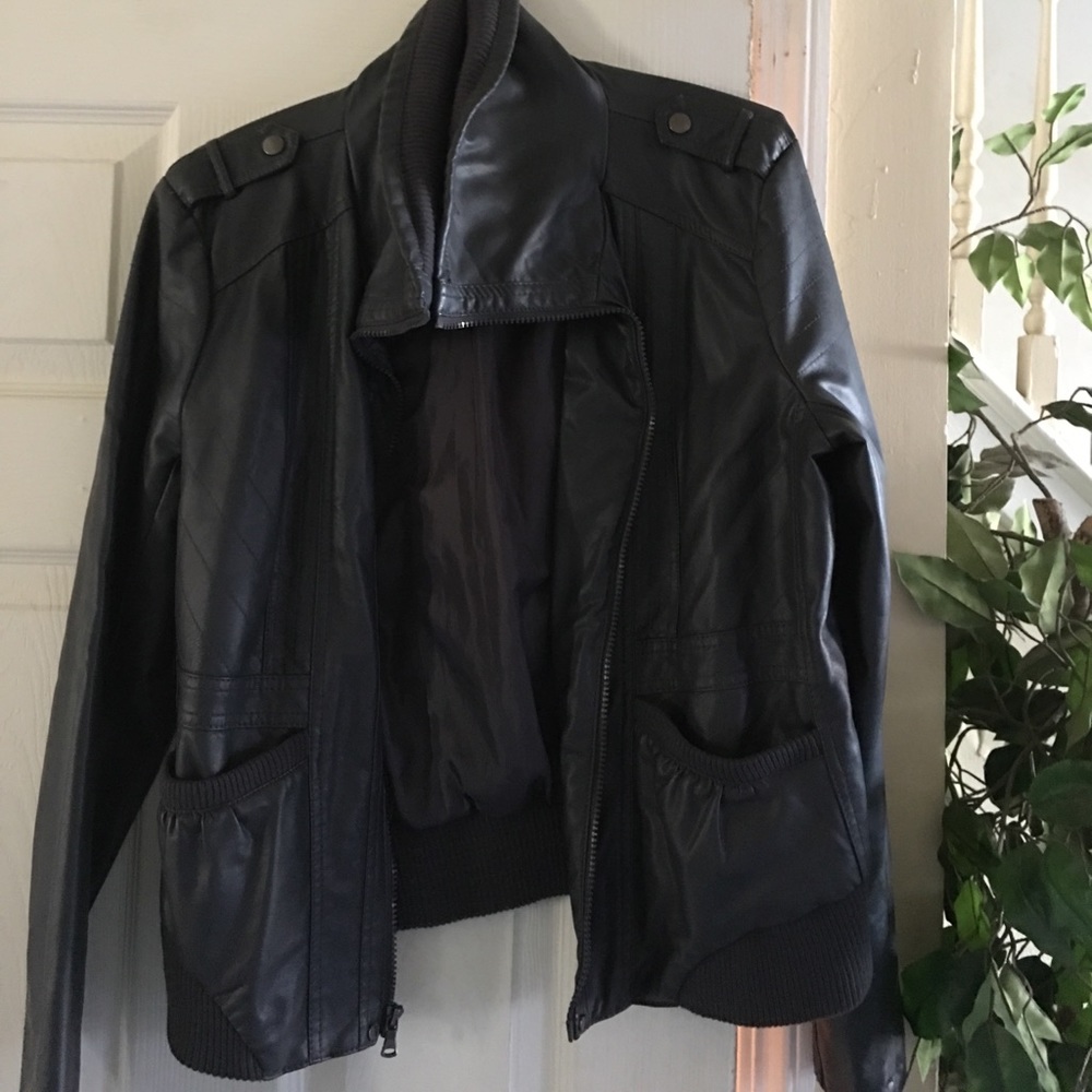 Leather jacket