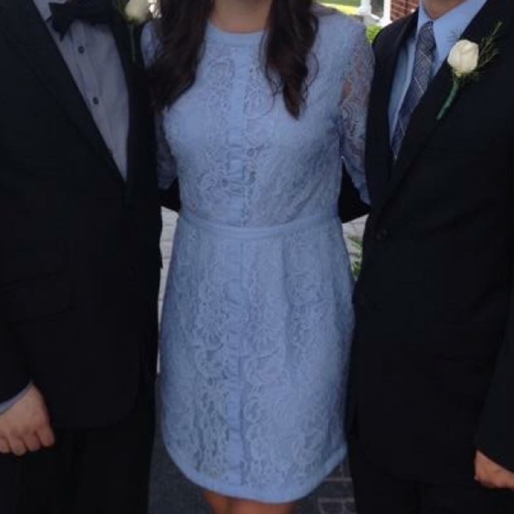 Lace long sleeve dress