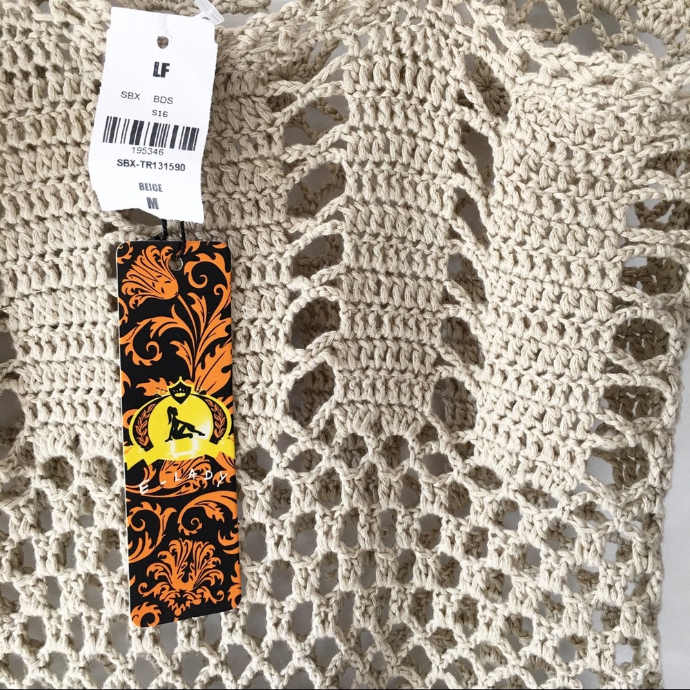 BNWT beige crochet bodysuit - Picture 4 of 4