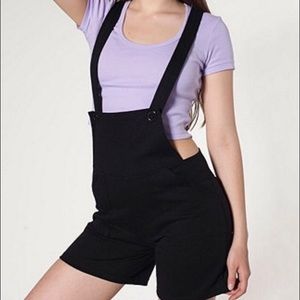 Overall styled shorts American Apparel