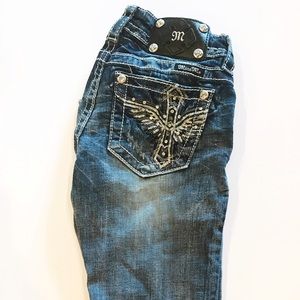 Miss Me Signature Boot Cut Jeans--25