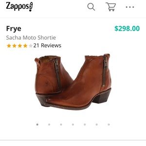 Frye Sacha Moto Boot Shortie