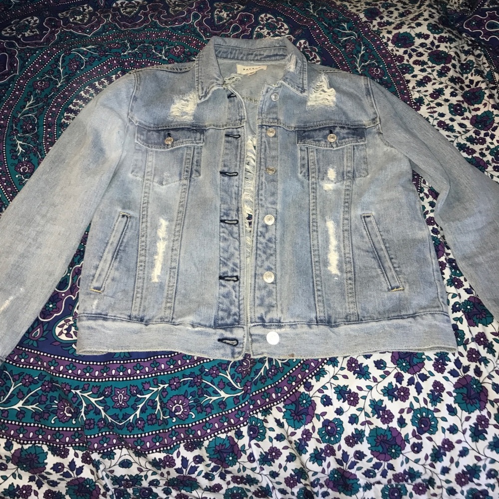 PacSun ripped jean jacket