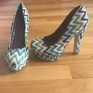 Chevron Heels