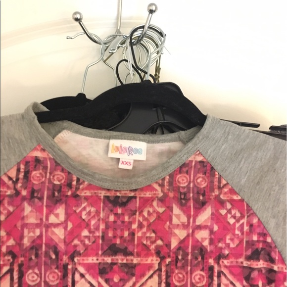 SOLD - - Lularoe "Randy" baseball tee - Picture 2 of 2