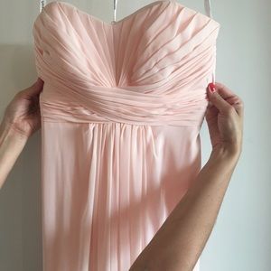 light pink bridesmaids dress!