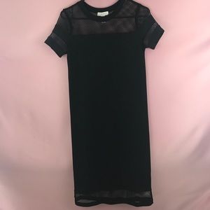 Black Mesh Dress