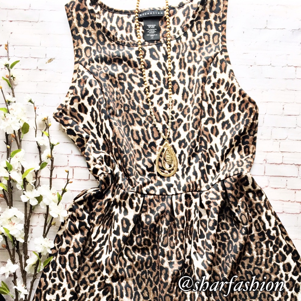 Cheetah be-u-tiful dress💋👠