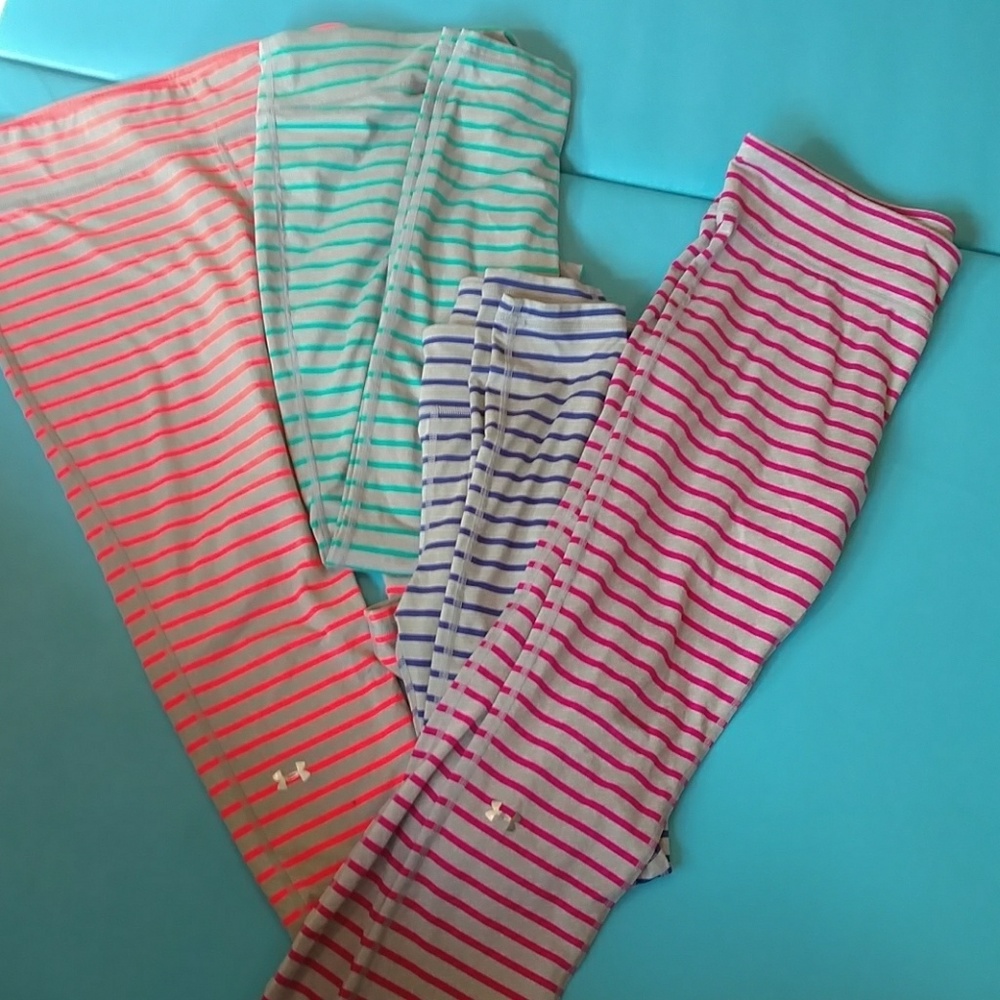 4 pairs striped leggings
