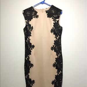 Lace Crochet Side Midi Dress