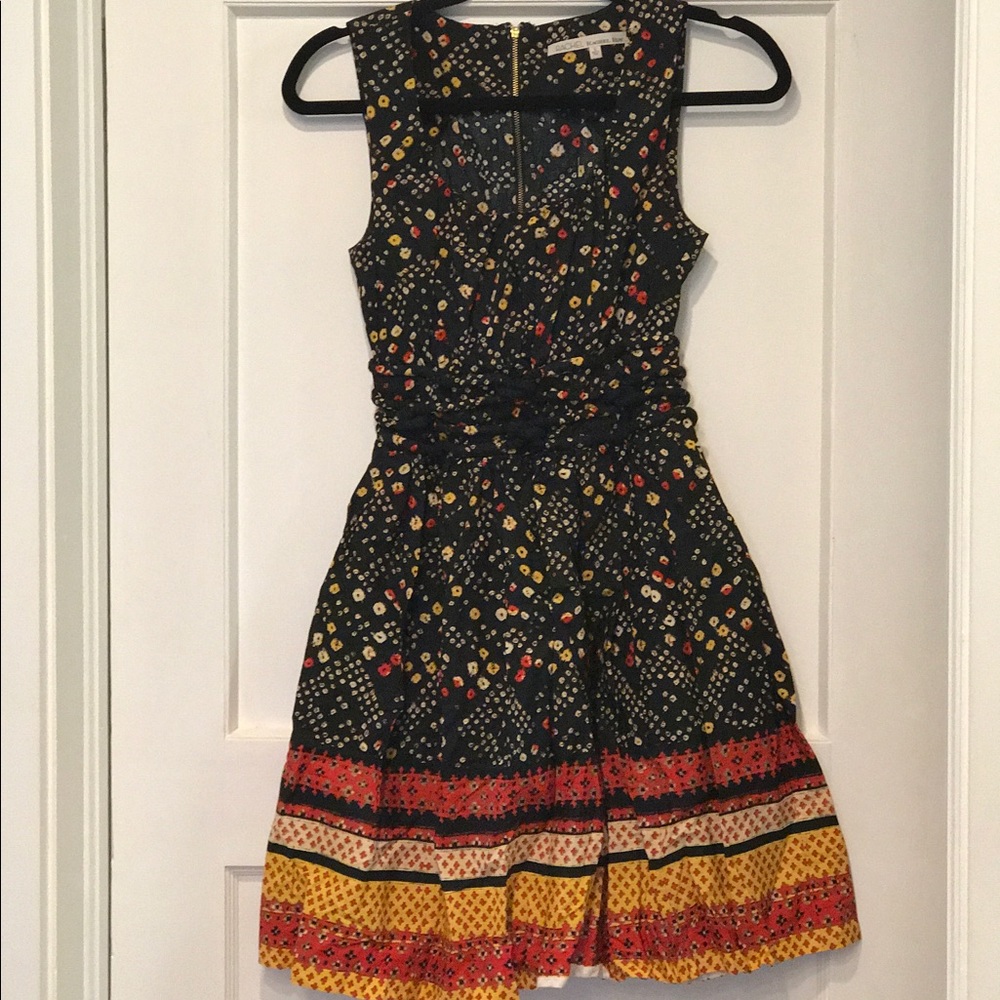 Batik print multi-color dress