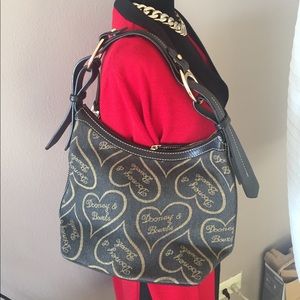 Authentic Dooney & Bourke Canvas Hobo