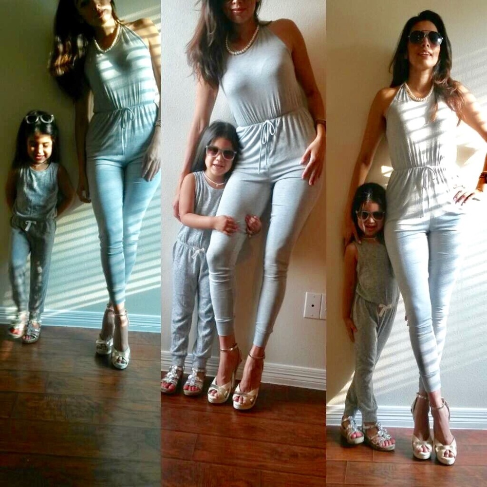 Mommy and me jumpsuits (Baby Gap girl Size 5)