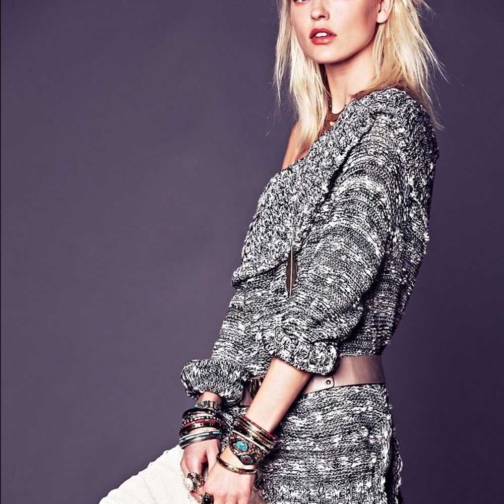Free People Cotton Cowl pullover