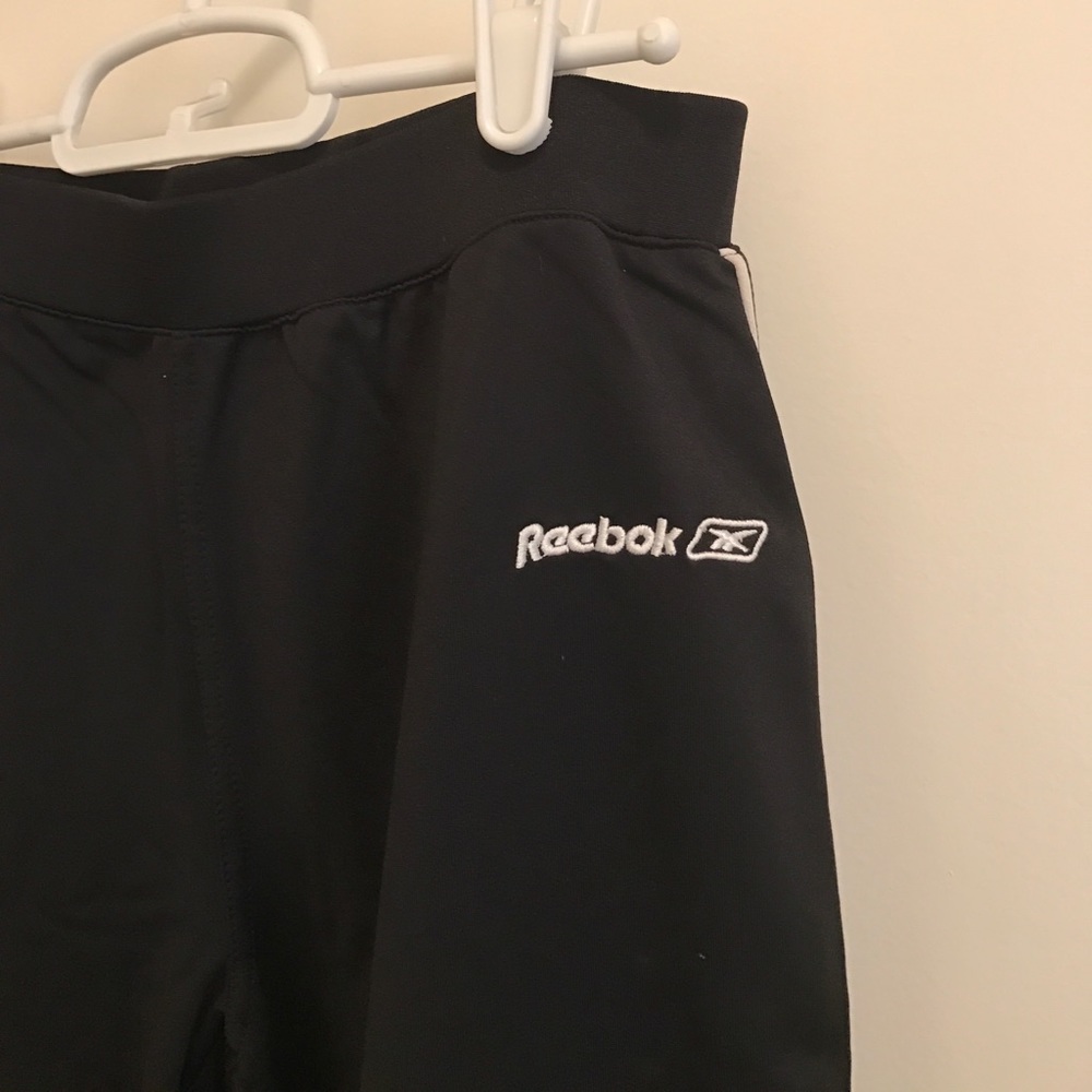 Black Reebok Athletic Cropped Pants - Picture 5 of 6