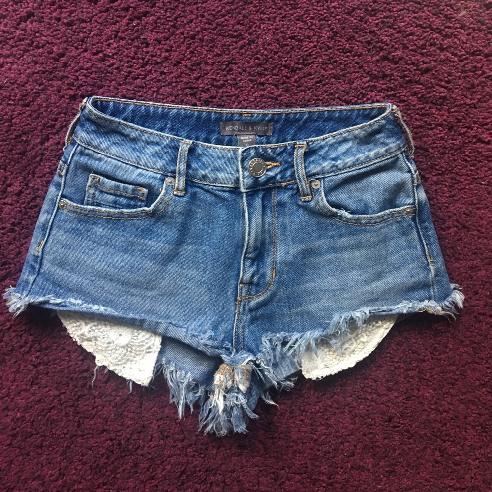 Kendall and Kylie High-Rise Jean Shorts