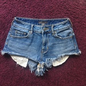 Kendall and Kylie High-Rise Jean Shorts