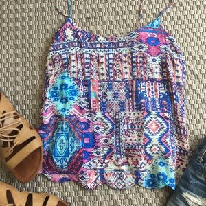 Scalloped summer top