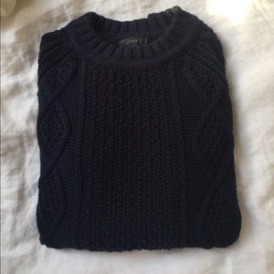 Jcrew cable knit sweater