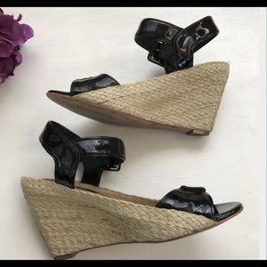 Diane Von Furstenberg wedge sandals 9
