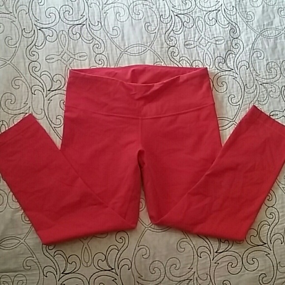 lululemon athletica Pants - Lululemon Capri Coral colored