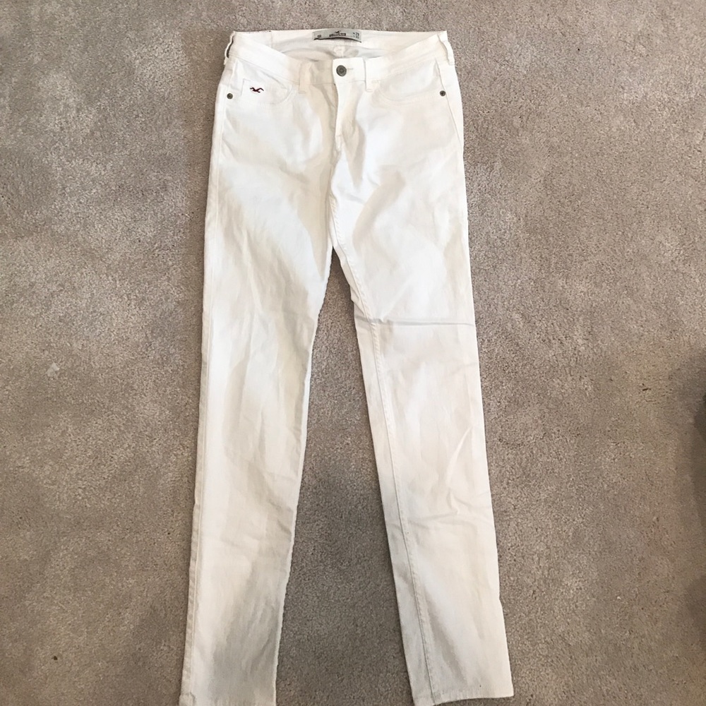 Hollister white jeans