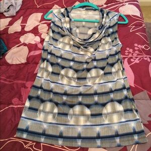 Hypnotizing cowl neck tank top