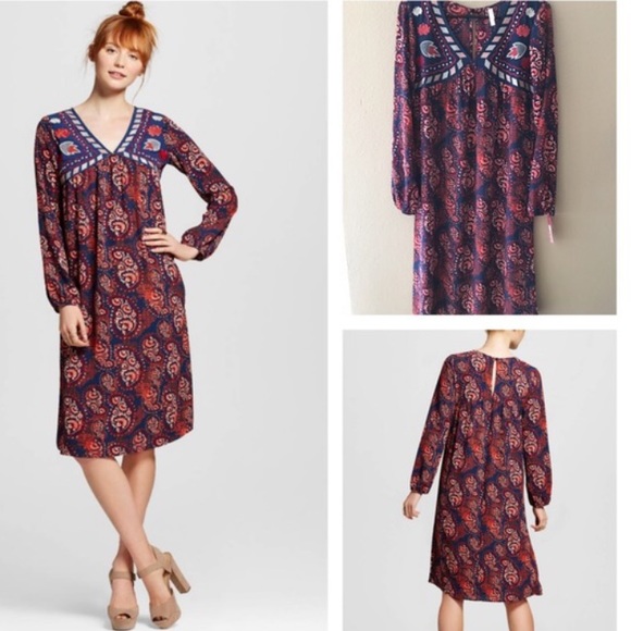 Embroidered Boho Dress - Picture 2 of 3