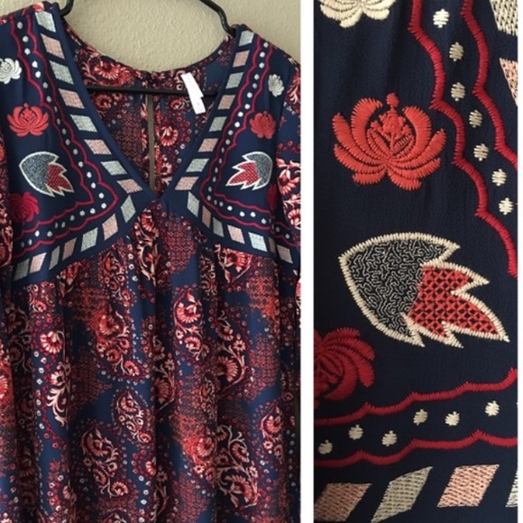 Embroidered Boho Dress - Picture 3 of 3