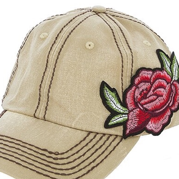 🌺Floral Patch Baseball ⚾️ Hat 🎩 - Picture 2 of 2