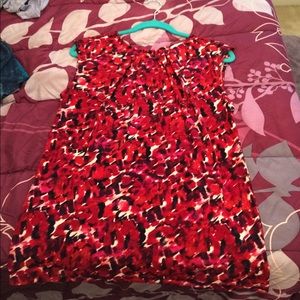 Cute red and black patterned shirt