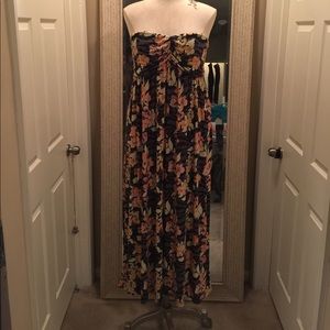 Torrid floral maxi dress
