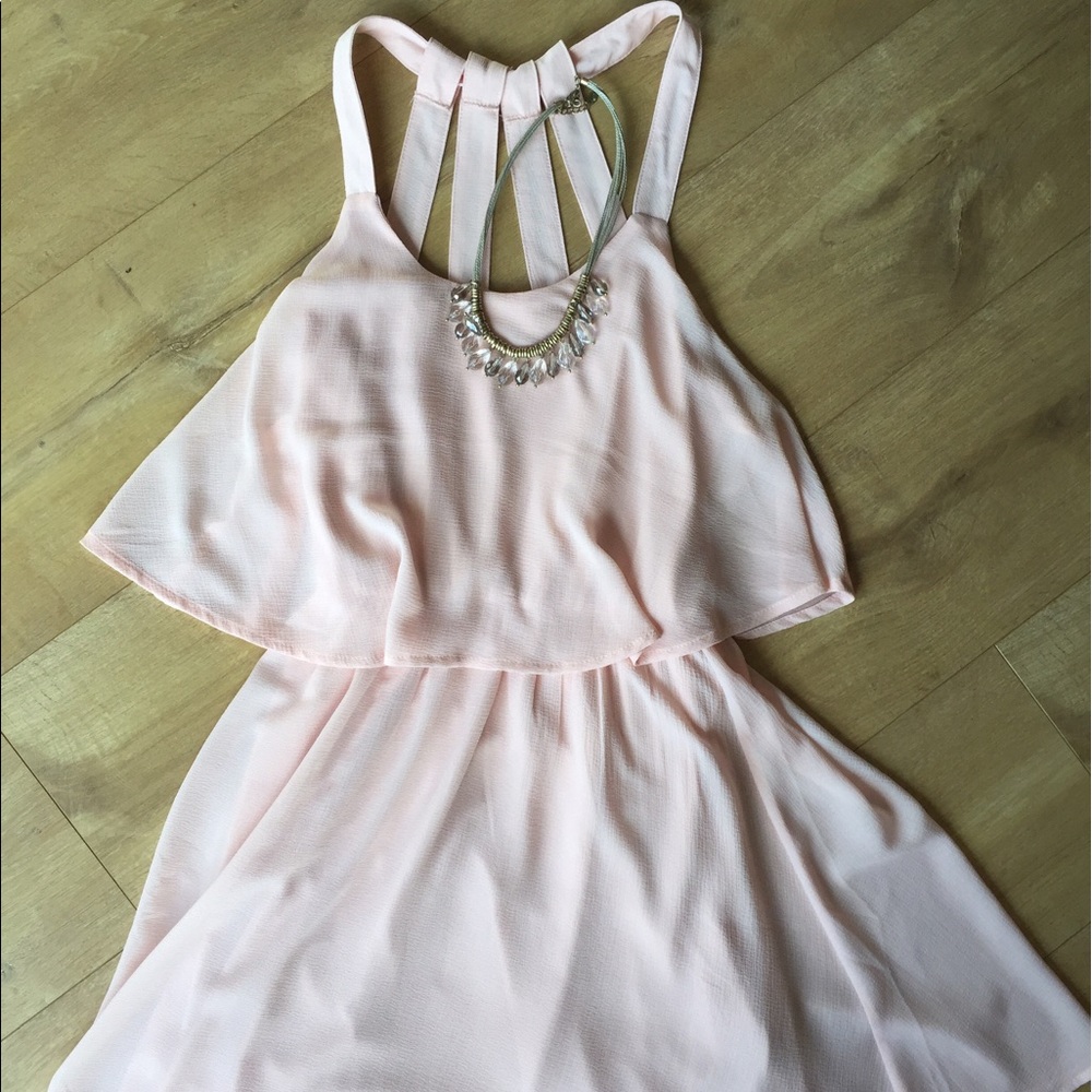 GUESS pink dress