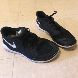 Black Nike shoes