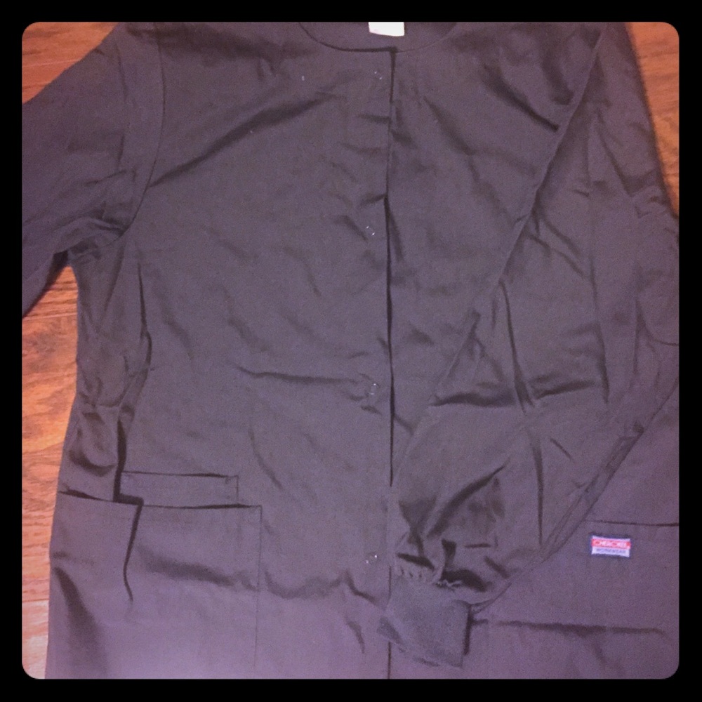 Gray Cherokee scrub jacket