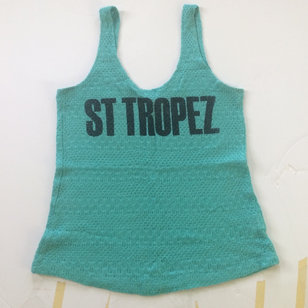 Turquoise Knit top