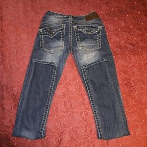 Women's 1921 darkwash straight leg jeans