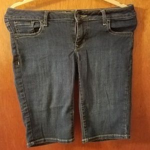 Old Navy "Rock Star" Burmida Jean Shorts